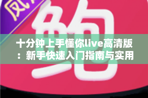 十分钟上手懂你live高清版：新手快速入门指南与实用技巧全解析
