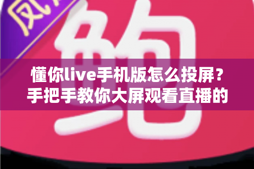 懂你live手机版怎么投屏？手把手教你大屏观看直播的完整教程与问题解决方案