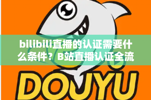 bilibili直播的认证需要什么条件？B站直播认证全流程详解与实用指南