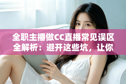 全职主播做CC直播常见误区全解析：避开这些坑，让你的直播事业少走弯路