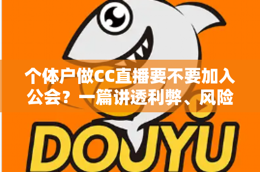 个体户做CC直播要不要加入公会?一篇讲透利弊、风险与决策思路的实用指南 个体户做CC直播要不要加入公会?一篇讲透利弊、风险与决策思路的实用指南