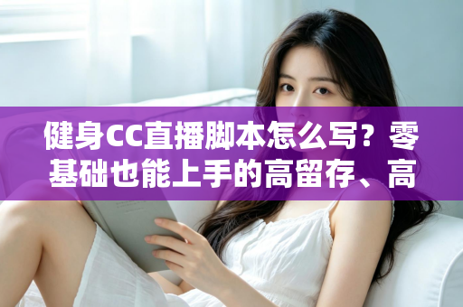 健身CC直播脚本怎么写？零基础也能上手的高留存、高转化健身直播脚本撰写全指南