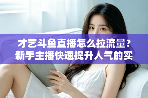 才艺斗鱼直播怎么拉流量？新手主播快速提升人气的实战指南