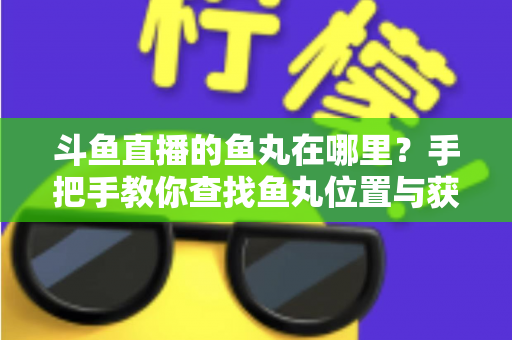 斗鱼直播的鱼丸在哪里？手把手教你查找鱼丸位置与获取使用全攻略