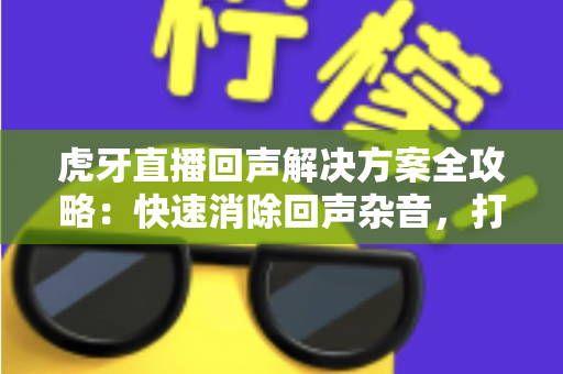 虎牙直播回声解决方案全攻略：快速消除回声杂音，打造专业清晰的直播间体验