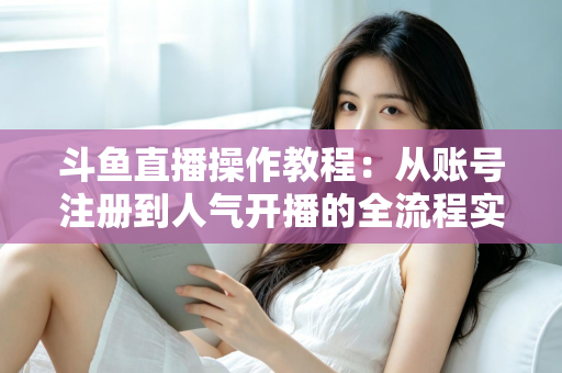 斗鱼直播操作教程：从账号注册到人气开播的全流程实战指南