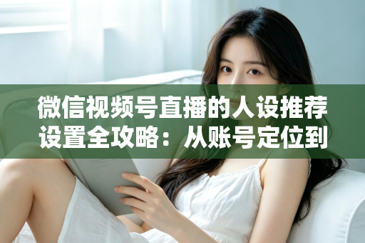 微信视频号直播的人设推荐设置全攻略：从账号定位到流量爆发的实战指南
