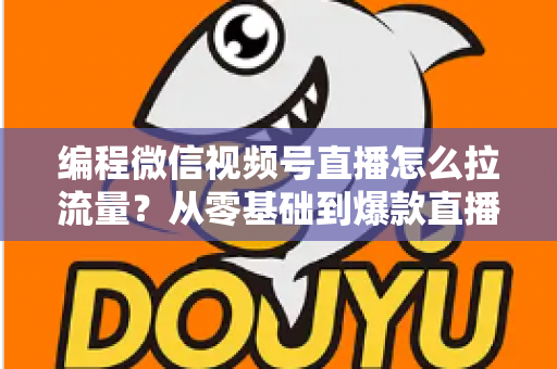 编程微信视频号直播怎么拉流量？从零基础到爆款直播的全流程引流实战指南