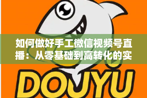 如何做好手工微信视频号直播：从零基础到高转化的实战全攻略