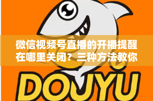 微信视频号直播的开播提醒在哪里关闭？三种方法教你轻松屏蔽开播通知，告别消息打扰