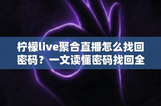 柠檬live聚合直播怎么找回密码？一文读懂密码找回全流程与账号安全防护技巧