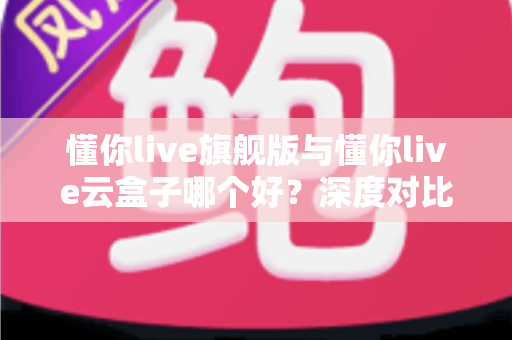 懂你live旗舰版与懂你live云盒子哪个好？深度对比帮你选出最适合的一款